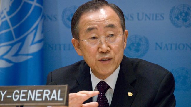 UN Secretary General Ban Ki-moon