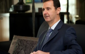 The president in Damascus, January 2015. (Media and Communications Office, Presidency of Syria)